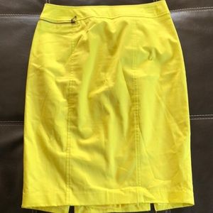 Missimo Yellow Pencil Skirt